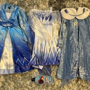 Girls Frozen Elsa Dress Up, Rapunzel and more size 5/6
